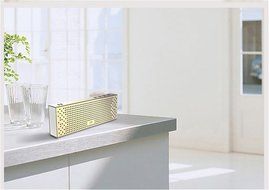 Uchoir Portable Bluetooth Speakers, Rectangular Outdoor Wireless Superior Sound Speakers with 3.5mm Aux-in and... N4