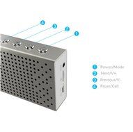 Uchoir Portable Bluetooth Speakers, Rectangular Outdoor Wireless Superior Sound Speakers with 3.5mm Aux-in and... N16