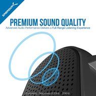 Sabrent Ultra-Portable Weatherproof Wireless Bluetooth Speaker For Outdoor/Indoor 10 hours Rechargeable Battery... N9