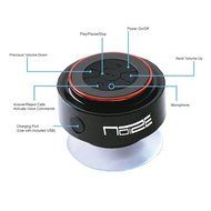 Noize Portable Bluetooth Waterproof Shower Wireless Speaker-Gold N3