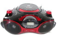 Package Deal Portable Cd/mp3cd Radio Boombox Speaker Player With USB Sd Auxiliary Multimedia Player With 1- San...