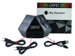 ORFEI Crystal Classic Portable Wireless Bluetooth Speaker with Long Hours Battery Life and Full, High-def Sound... N5