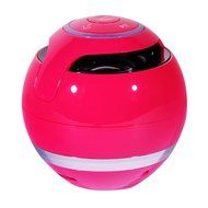 Balls lED Light Wireless Bluetooth Speaker Hands-free Call TF USB FM AUX Red