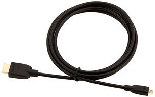 AmazonBasics High-Speed Micro-HDMI to HDMI Cable - 6 Feet (Latest Standard) N4