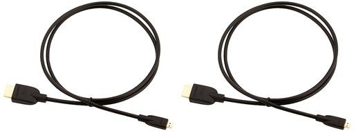 AmazonBasics High-Speed Micro-HDMI to HDMI Cable - 6 Feet (Latest Standard) N10