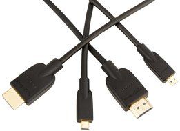 AmazonBasics High-Speed Micro-HDMI to HDMI Cable - 6 Feet (Latest Standard) N15