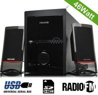 Microlab M700U Acoustic Hifi Subwoofer Speaker Home Theater Audio Amplifier Multimedia System 2.1 Super Bass Power...