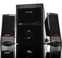 Microlab M700U Acoustic Hifi Subwoofer Speaker Home Theater Audio Amplifier Multimedia System 2.1 Super Bass Power... N2