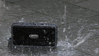 X-mini EXPLORE Plus Wireless Bluetooth Portable Stereo Speaker Spash Proof (Black) N6