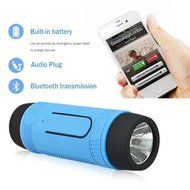 Bluetooth Bicycle Speaker w/ Headlight, OriFiil Outdoor Wireless BT Bike Music Player, 4000mah Rechargable Battery... N5