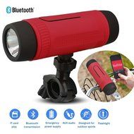 Bluetooth Bicycle Speaker w/ Headlight, OriFiil Outdoor Wireless BT Bike Music Player, 4000mah Rechargable Battery... N8