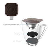 GGMM&reg; M-Mocha Ultra-Portable Wireless Bluetooth Speaker, Powerful Sound, Works with Apple iPhone, iPad, iPad mini... N6