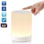 LED Bluetooth Speakers,HugeTree&reg; Wireless Bluetooth Speaker with Smart Touch Lamp, Muisc Player / Hands-free Bluetooth...