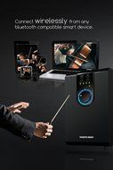 Sharper Image 5.1 Home Theater Sound System With Bluetooth Subwoofer, Sound Bar &amp; Satellite Speakers (Black) N5