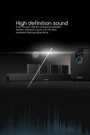 Sharper Image 5.1 Home Theater Sound System With Bluetooth Subwoofer, Sound Bar &amp; Satellite Speakers (Black) N6