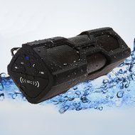 EVIZIAN ROKON2 BLACK Wireless Bluetooth Speaker Portable Music Waterproof Outdoor System With Built in POWERBANK...