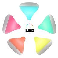 CHOCOLIGHT Speaker 360-degree No Angular Design Colorful LED Light Gravity Sensor Smart Touch-Sensitive Control... N3