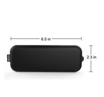 DOSS Pie Portable Bluetooth speakers,Ultra Slim Pocket-Sized Portable Wireless Stereo Speakers with Dual Drivers... N2