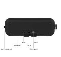 DOSS Pie Portable Bluetooth speakers,Ultra Slim Pocket-Sized Portable Wireless Stereo Speakers with Dual Drivers... N4