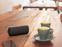 DOSS Pie Portable Bluetooth speakers,Ultra Slim Pocket-Sized Portable Wireless Stereo Speakers with Dual Drivers... N6