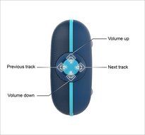DOSS Pie Portable Bluetooth speakers,Ultra Slim Pocket-Sized Portable Wireless Stereo Speakers with Dual Drivers... N10