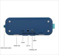 DOSS Pie Portable Bluetooth speakers,Ultra Slim Pocket-Sized Portable Wireless Stereo Speakers with Dual Drivers... N11