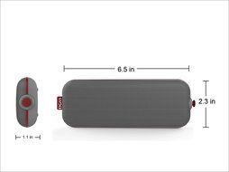 DOSS Pie Portable Bluetooth speakers,Ultra Slim Pocket-Sized Portable Wireless Stereo Speakers with Dual Drivers... N14