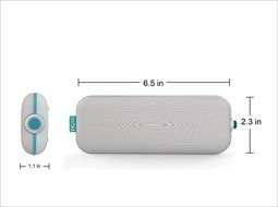 DOSS Pie Portable Bluetooth speakers,Ultra Slim Pocket-Sized Portable Wireless Stereo Speakers with Dual Drivers... N19