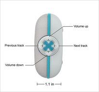 DOSS Pie Portable Bluetooth speakers,Ultra Slim Pocket-Sized Portable Wireless Stereo Speakers with Dual Drivers... N20
