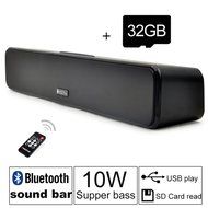 Bluetooth Sound Bar Speaker Besteye Indena 10W 2.0 Channel Portable Stereo Speakers Wireless Sound Bar Speaker...