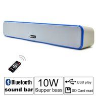 Bluetooth Sound Bar Speaker Besteye Indena 10W 2.0 Channel Portable Stereo Speakers Wireless Sound Bar Speaker... N17