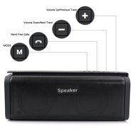 QMSSIC S311 10W Portable Wireless Bluetooth Speaker Bass Sound with Mic for Handsfree, Supports SD Card, LINE... N2