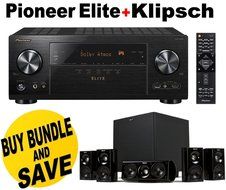 Pioneer Elite VSX-LX301 7.2 Channel Networked AV Receiver with Built-in Bluetooth&Acirc;&reg; and Wi-Fi&Acirc;&reg; + Klipsch HDT-...