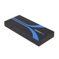 Sabrent High Definition 5x1 HDMI switch with IR wireless remote and AC Power adapter - supports 3D, 1080p (ST-HDMI) N2