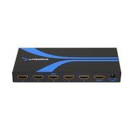 Sabrent High Definition 5x1 HDMI switch with IR wireless remote and AC Power adapter - supports 3D, 1080p (ST-HDMI) N6