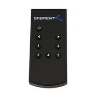 Sabrent High Definition 5x1 HDMI switch with IR wireless remote and AC Power adapter - supports 3D, 1080p (ST-HDMI) N12