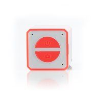 WOWWEE Cinemin Groove Cube Shutter Bluetooth Speaker, Salmon (1446) N2
