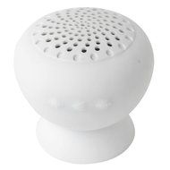 TINYPONY Waterproof Mini Mushroom Wireless Bluetooth Speaker (White)