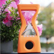 Happy Hours - Creative Hourglass Wireless Bluetooth Bass Speaker with Led Color Changing and Rechargeable Li-battery... N10
