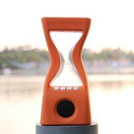 Happy Hours - Creative Hourglass Wireless Bluetooth Bass Speaker with Led Color Changing and Rechargeable Li-battery... N11