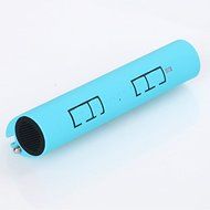 Portable Bluetooth Speaker Built-in 1000mAh Power Bank FM Radio LED light Multi-function Loudspeaker Color Red N3