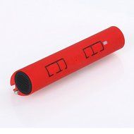 Portable Bluetooth Speaker Built-in 1000mAh Power Bank FM Radio LED light Multi-function Loudspeaker Color Red N4
