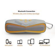 Portable Wireless Bluetooth Speaker,IPX7 Waterproof Speakers Built-in Mic 1800mah Rechargeable Battery for Outdoor... N3
