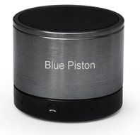 LOGiiX Blue Piston Wireless Rechargeable Speaker - Gunmetal