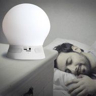 Alloet Creative Multi-function Handsfree Mini Bluetooth 4.0 Night Light App Controlled Speaker Alarm with Color... N5