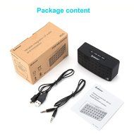Alfastar Portable Bluetooth speaker, Modern and Stylish design with TF card and Line-in input N7