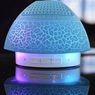Bluetooth Wireless Speaker Mini Portable Speaker with Colorful LED Light Support USB (U Disk) MicroSD TF Card... N8