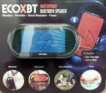 ECOXGEAR ECOXBT Rugged &amp; Waterproof Wireless Bluetooth Speaker (Blue) BONUS: includes Car Charger &amp; Carry Bag