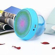 Smileto Multifunctional LED 3D Wireless Bluetooth Round Speaker With Plug-in Card, Waterproof, BASS, Call Function...