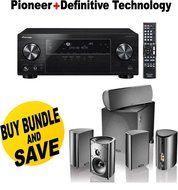 Pioneer VSX-830-K 5.2-Channel AV Receiver with Built-In Bluetooth and Wi-Fi (Black) + Definitive Technology ProCinema...